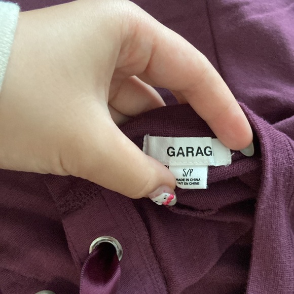 GARAGE | Maroon Purple T-Shirt Dress - Picture 3 of 6